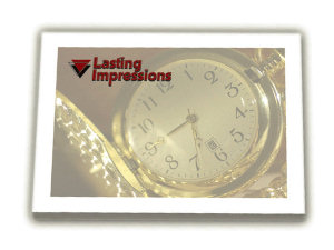 Promotional Sticky Notes: 4 inch x 3 inch Clocks Design Sticky Notes